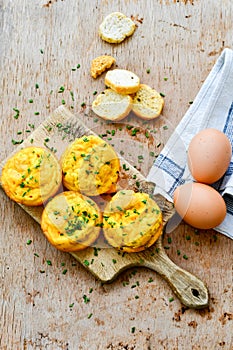 Snack egg muffins cakes