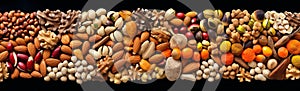 Snack nut healthy walnut cashew mixed assorted dried vegan almonds