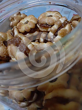 Snack In Opening Plastic Container