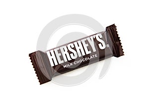 A snack size Hershey bar