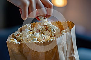 Snack Time Bliss In A Brown Paper Bag