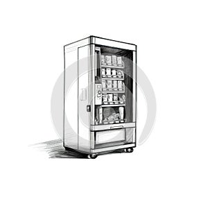 snack Vending machine ai generated