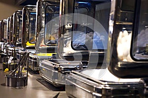 Snacks at the buffet .