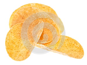 Snacks isolated on white