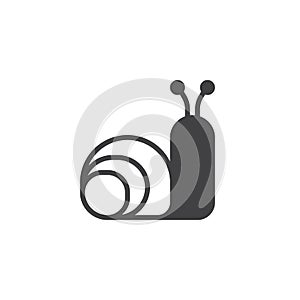 Snail animal icon vector