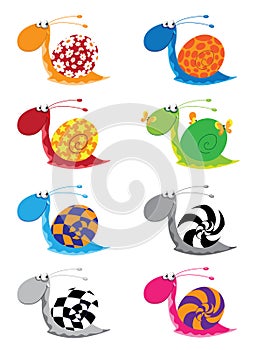 Snail funny set