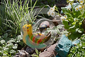 Snail garden figure