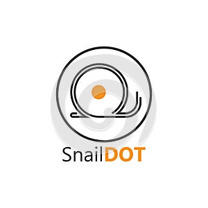 Snail logo vector template icon design