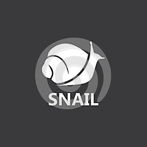 Snail logo vector template icon design