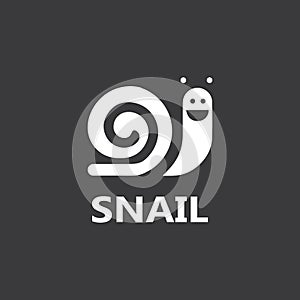 Snail logo vector template icon design