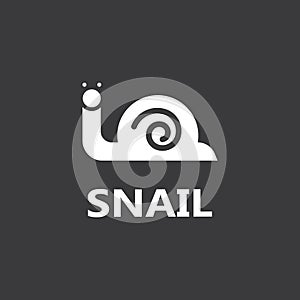 Snail logo vector template icon design