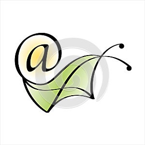 Snail mail. Email icon