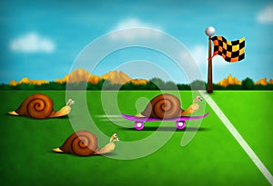 Snail race