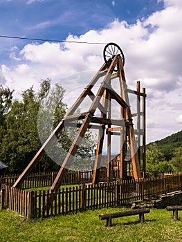 Snailbeach Lead Mine in Shropshire, England