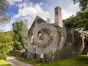 Snailbeach Lead Mine in Shropshire, England