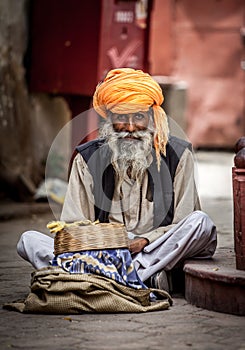 Snake charmer photo