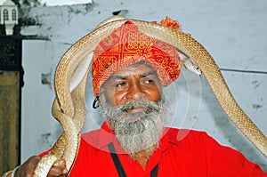 Snake charmer photo