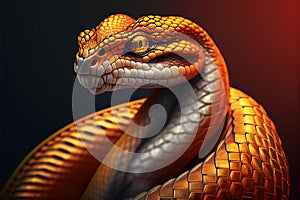 Snake. Chinese New Year. Colorate background.tattoo photo