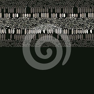 Snake dragon skin scales texture. pattern black grey white background. simple ornament, Can be used for card banner template.