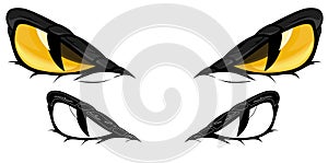 Snake eyes vector