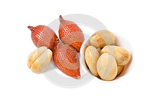 Snake Fruit, Salak or Sala Fruit of Thailand.