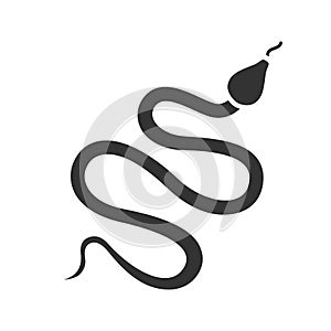 Snake glyph icon