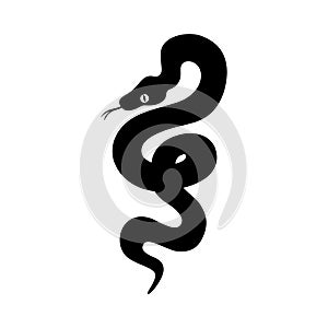 Snake icon vector set. Spineless illustration sign collection. Reptile symbol or logo.