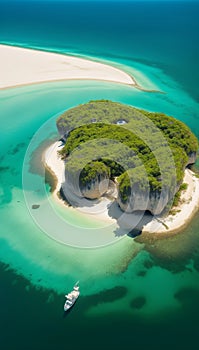 Snake Island Aerial Marvel Breathtaking Views of Brazil\'s Unique Serpent-Infested Sanctuary