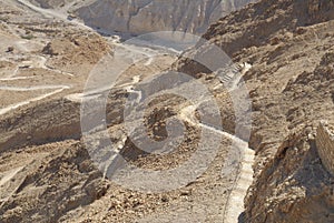 Snake path of Masada