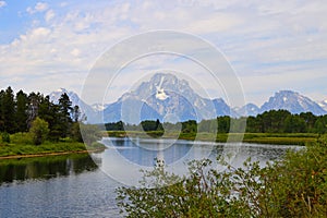 The Snake River and Oxbow Bend in Grand Teton National Park