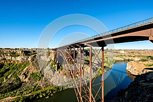 Snake River and Perrine Bridge near Twin Falls, Idaho