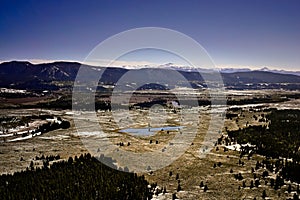 Snake River Valley at Jackson Hole Wyoming