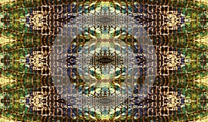 Snake skin- mosaic leather background