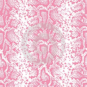 Snake skin pattern design - funny  drawing seamless pattern.