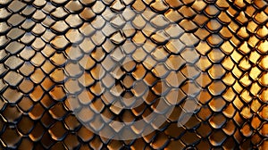 Snake skin textured background. Lizard, fish, reptile scales. Concepts of texture, luxury materials, exotic leather