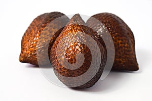 snakefruit isolated background, fruit and food