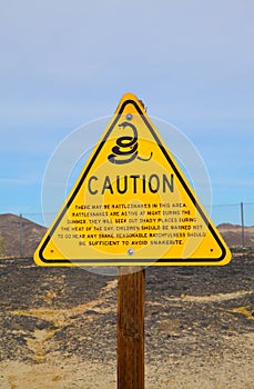 Snakes Warning Sign
