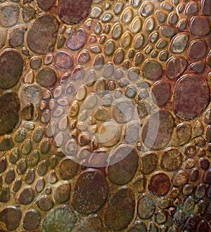 Snakeskin Alien Pebble Patterned Background photo
