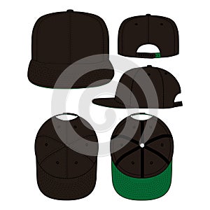 Snapback template clip art collection