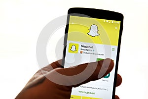 Snapchat application