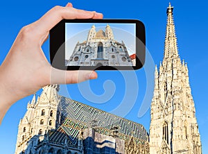 Snapshot of Stephansdom Cathedral in Vienna