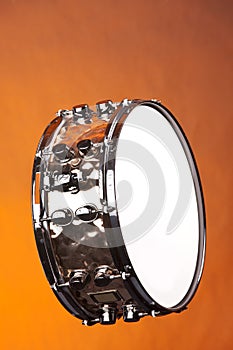 Snare Drum Copper Isolated
