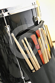 Snare Drum and Drum Sticks