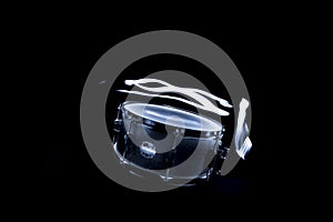 Drum with Shine blue