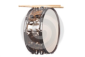 Snare Drum Isolated on White photo