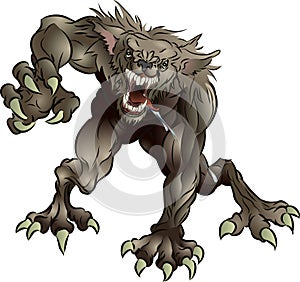 Snarling Scary Werewolf