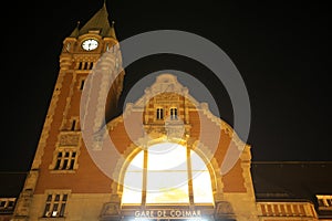 SNCF Colmar station in the morning