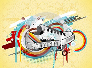 Sneaker illustration