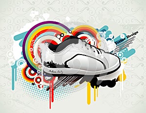 Sneaker illustration