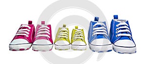 Sneakers Gumshoes, Baby Color Sport Shoes, Children Fashion Foot photo